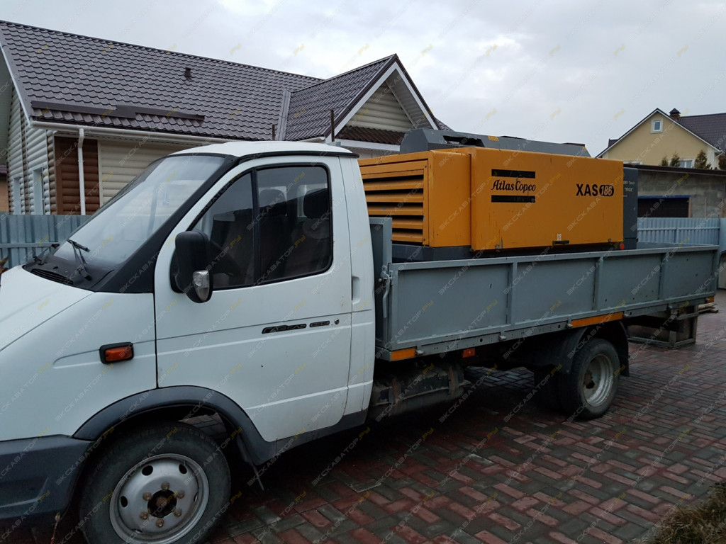 Аренда компрессора ATLAS COPCO XAS 186 Dd