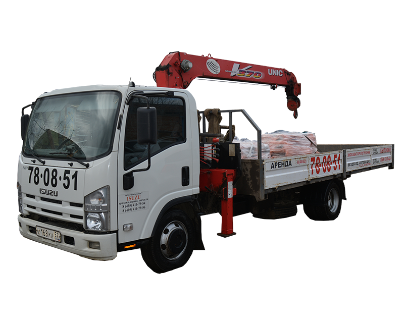 Аренда кран-манипулятора ISUZU