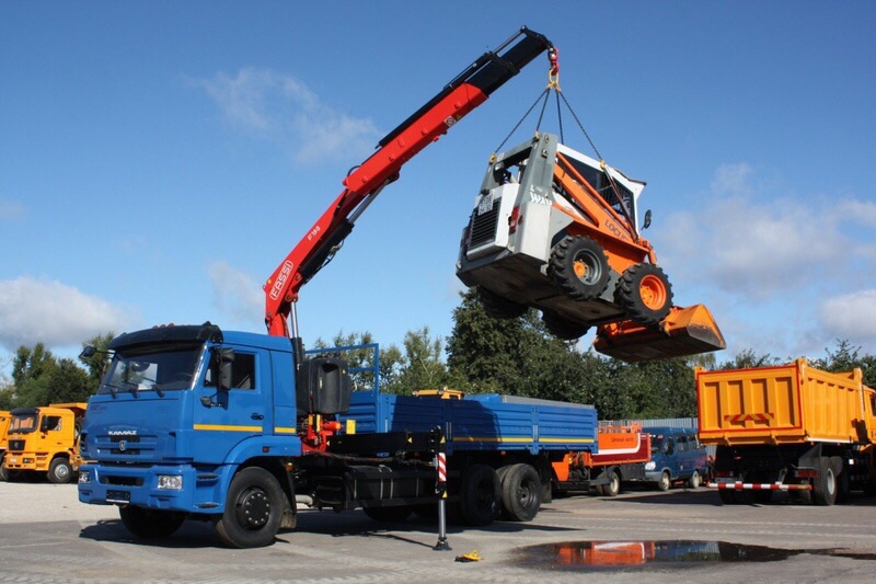 Аренда манипулятора Fassi. Услуги автовышка