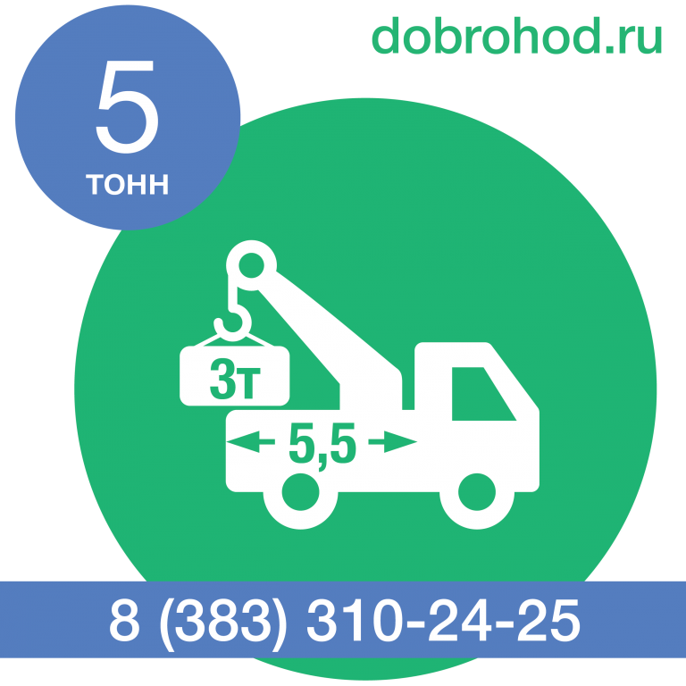 Аренда манипулятора (самогруза) 5т