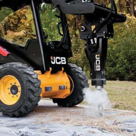 Аренда мини-погрузчика JCB 175 с гидромолотом