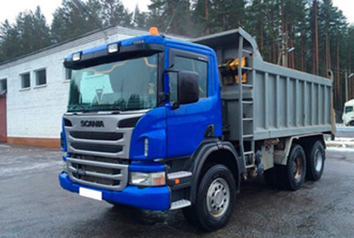 Аренда самосвала SCANIA P380CB недорого