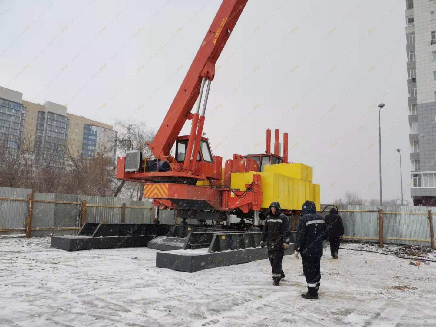 Аренда сваебойной установки Jove JVY208A