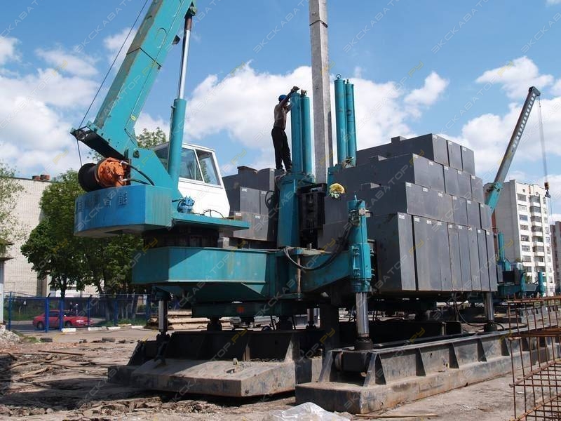 Аренда сваебойной установки Sunward ZYJ 800
