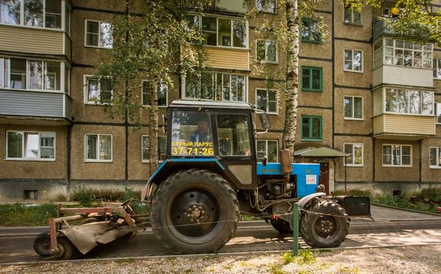 Аренда трактора мтз с щеткой