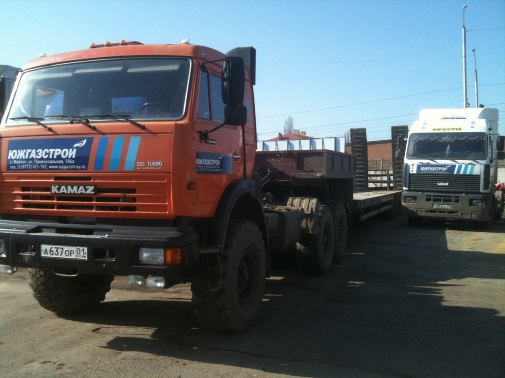 Аренда трала от собственника ООО "ЮЖГАЗСТРОЙ"