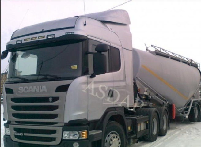 Аренда цементовоза Scania