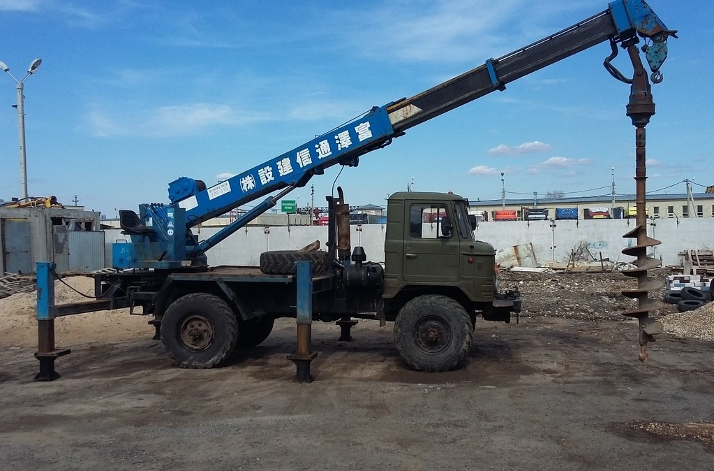 Аренда ямобура AICHI 502 на ГАЗ 66