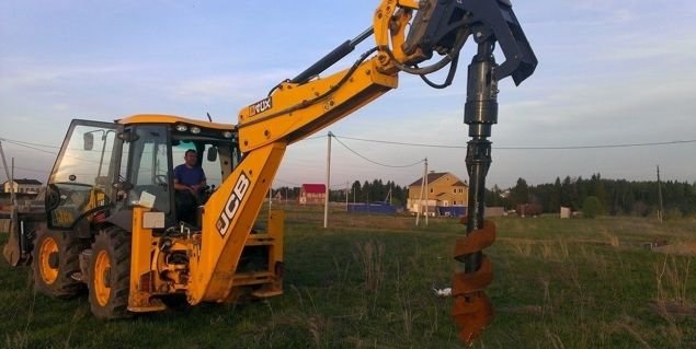 Аренда ямобура | бурение под столбы