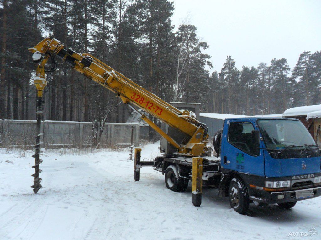 Аренда ямобура на базе Mitsubishi Canter