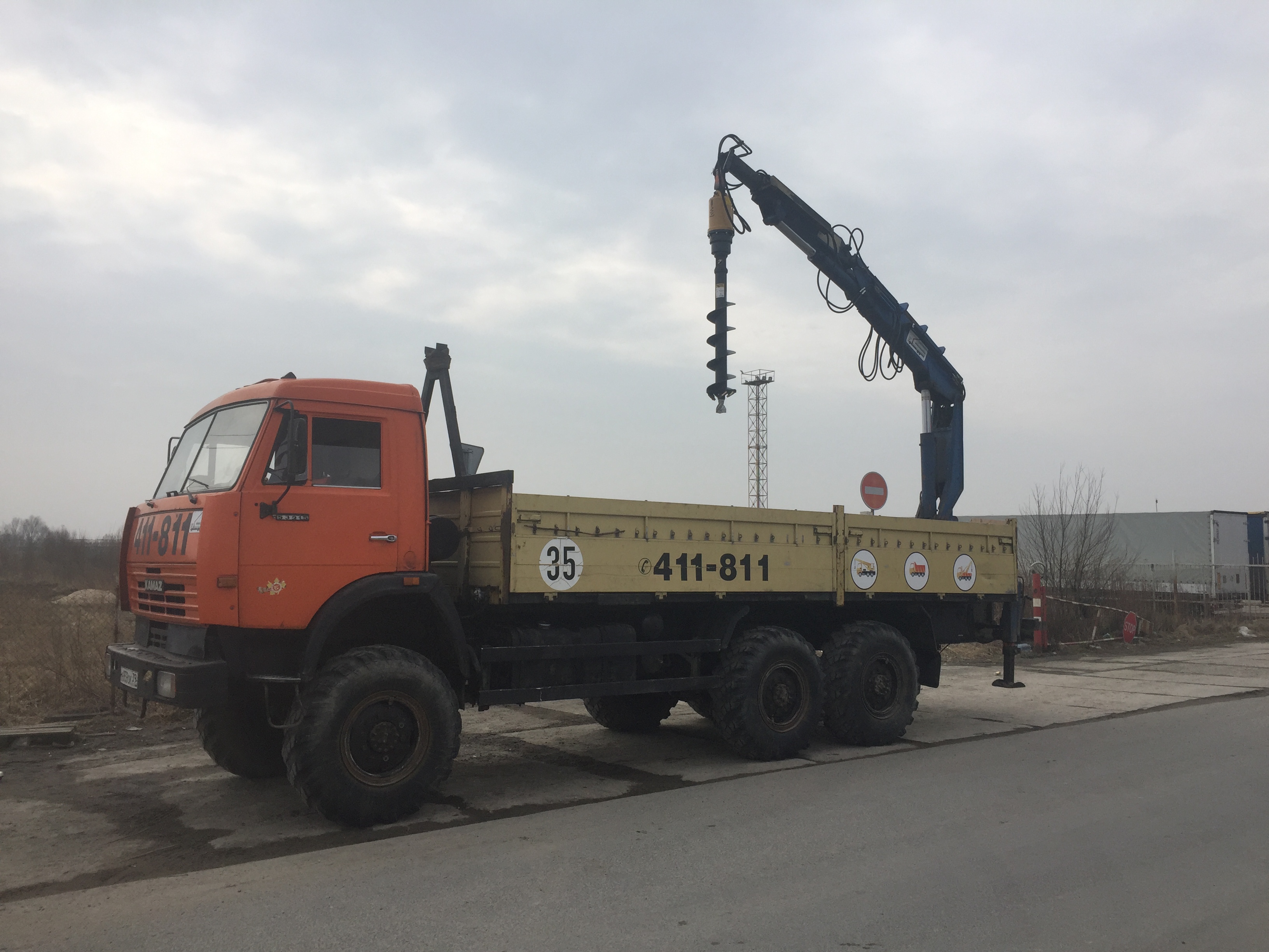 Аренда ямобура, закрутка Вентовых свай