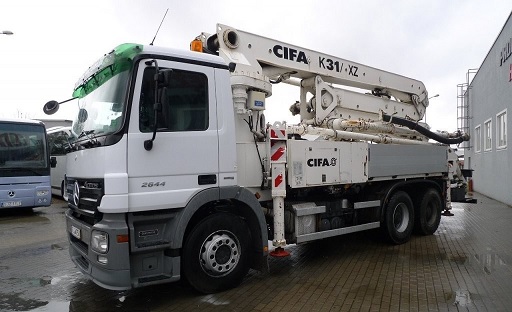 Арендовать бетононасос 31 метр CIFA K31 XZ