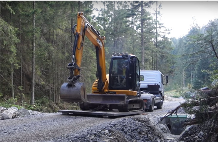 Арендовать экскаватор JCB 8065 RTS
