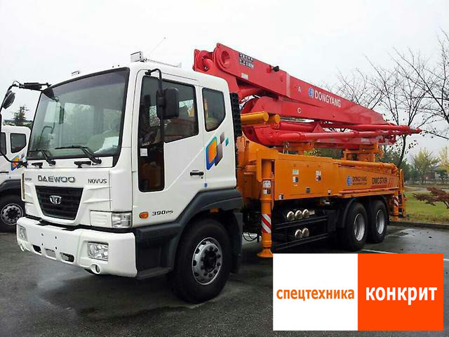 Арендовать мини бетононасос Hino и Deawoo DMC37XR