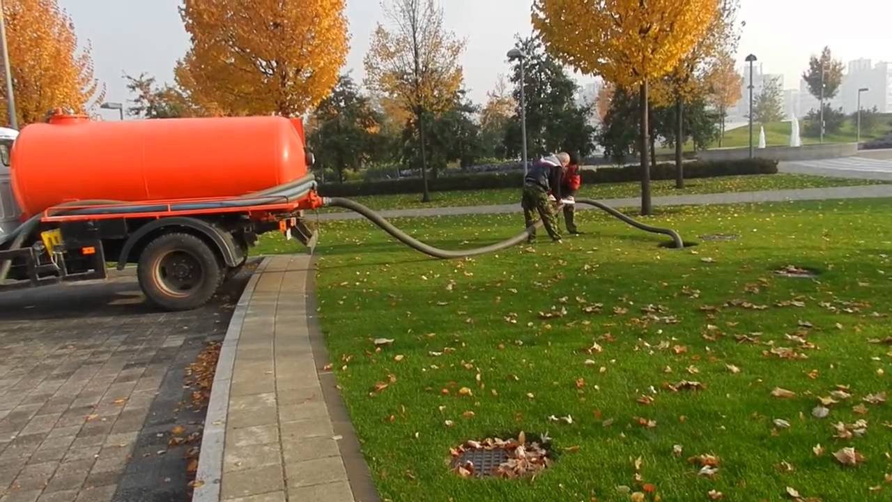 Ассенизатор вездеход. Откачка. Шланг 25 метров