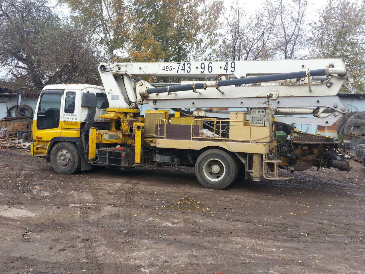 Автобетононасосы от 18м