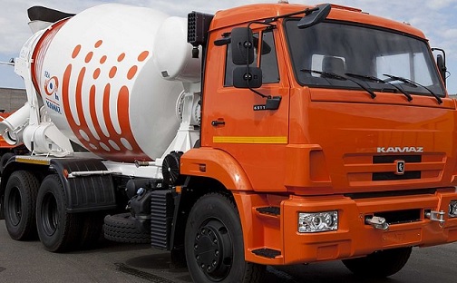 Автобетоносмеситель вездеход 6х6