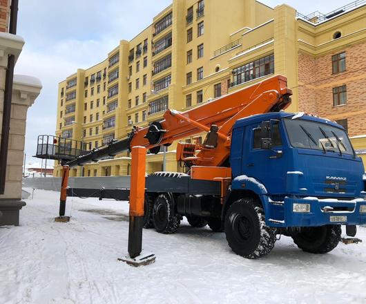 Автовышка вездеход 45 метров в аренду