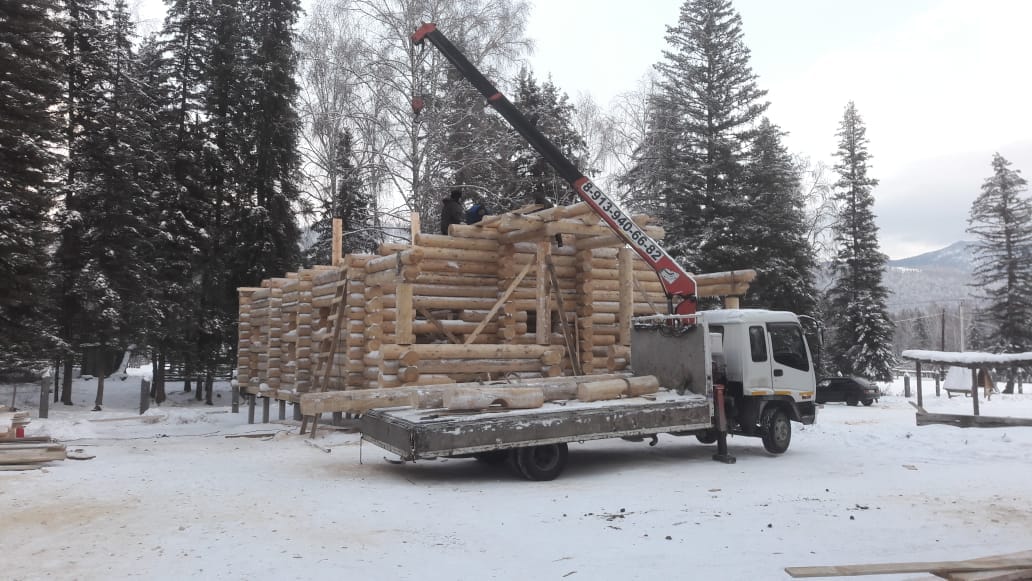 Борт- кран грузоперевозки услуги спецтехники (5-6т)