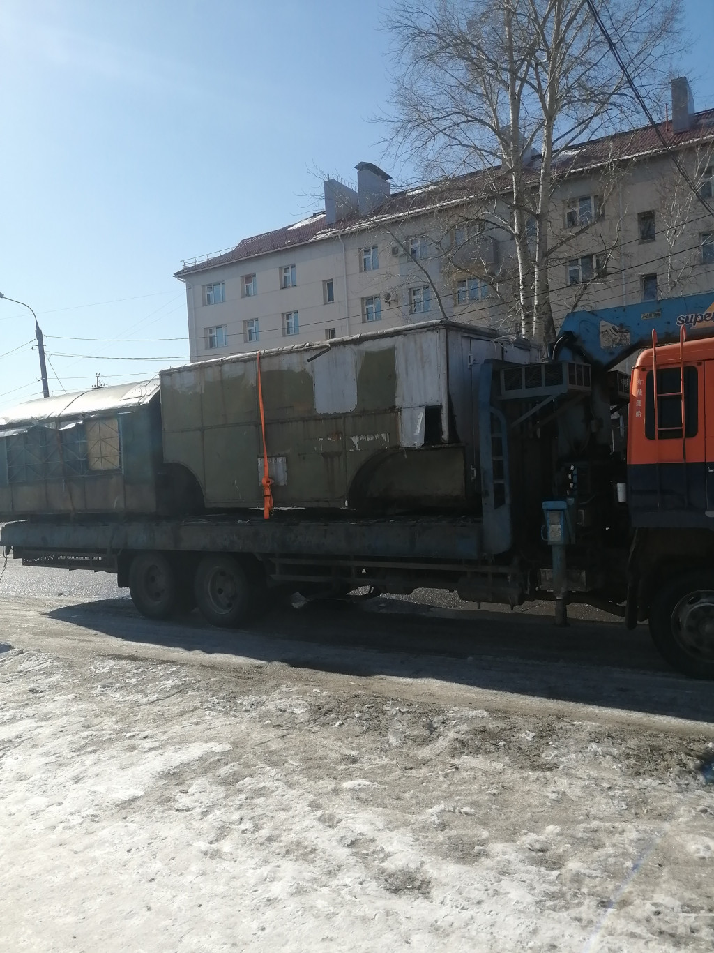 Борт кран. Перевозка манипулятором грузов и авто