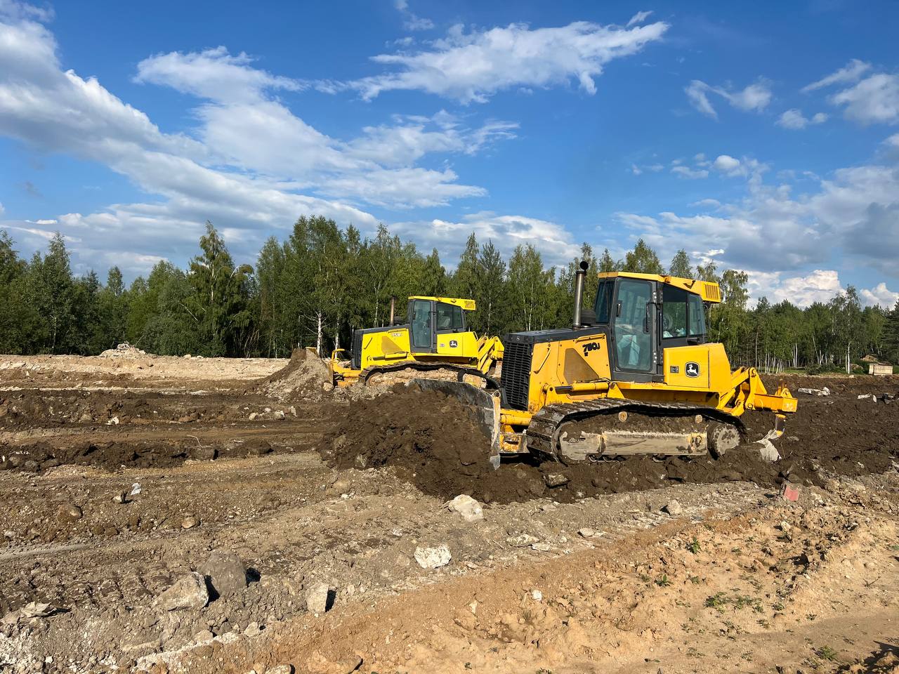 Бульдозер John Deere 750J в аренду недорого