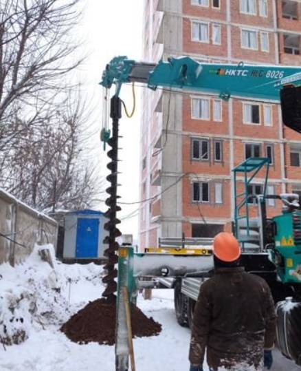 Бурение под буронабивные сваи