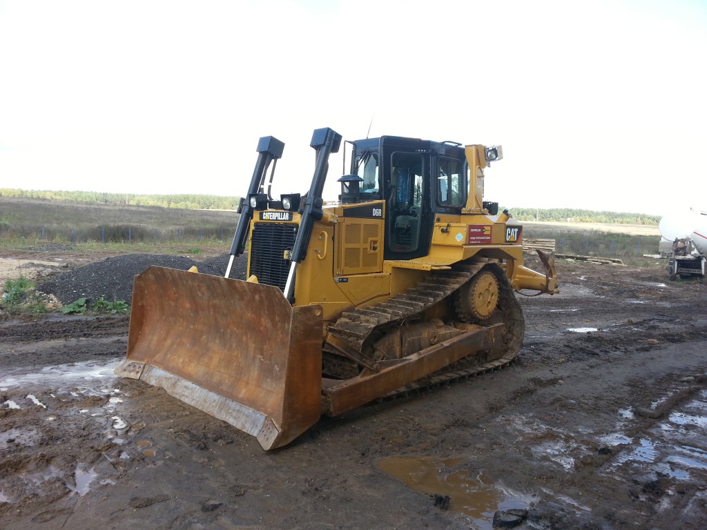 Caterpillar D6R бульдозер с доставкой тралом