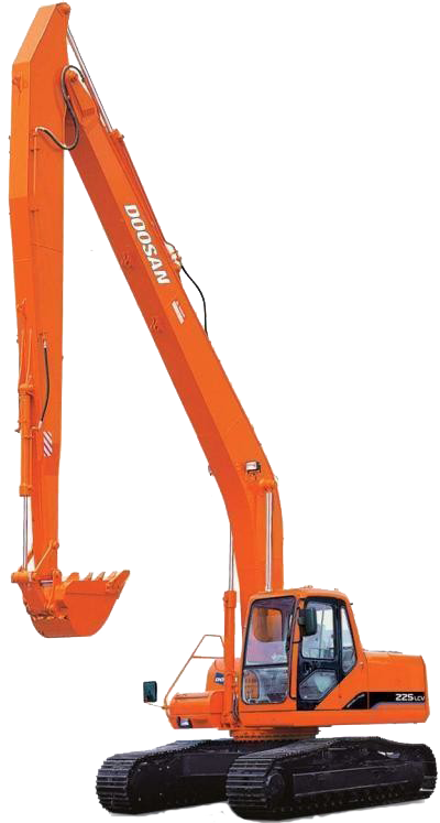 Длиннорукий гусеничный экскаватор Doosan DX225LC-3