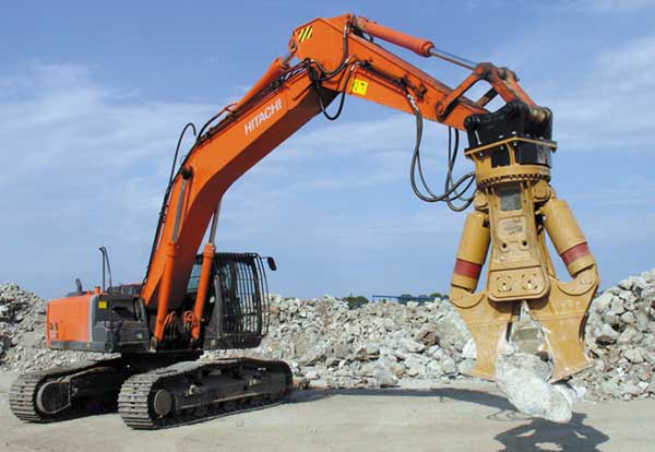 Экскаватор Hitachi 330 гидромолот, ножницы