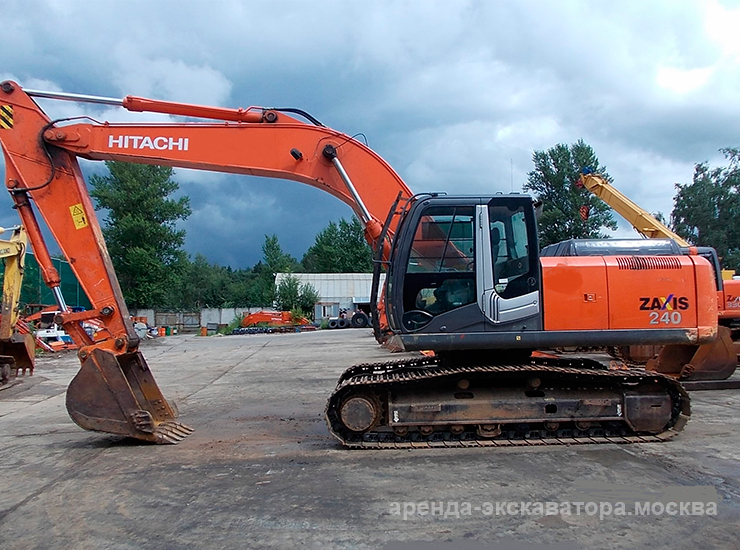 Экскаватор Hitachi ZX 240, услуга аренды