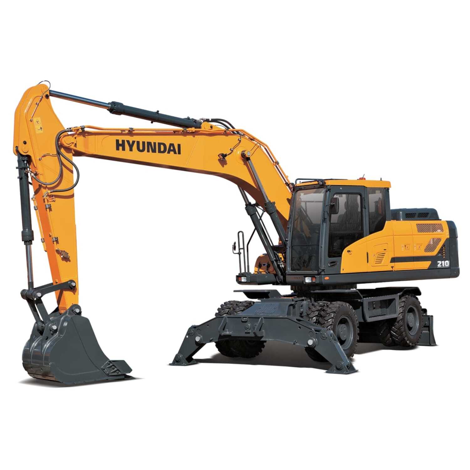 Экскаватор колесный Hyundai R210W-9S