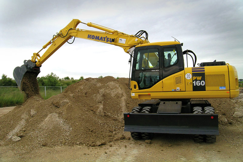 Экскаватор колесный KOMATSU PW160-7EO в аренду