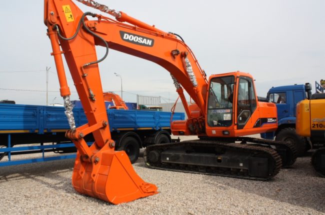Экскаватор колесный кубовик DOOSAN