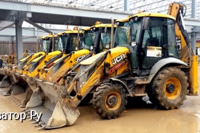 Экскаватор-погрузчик JCB-3CX ГИДОМОЛОТ услуги