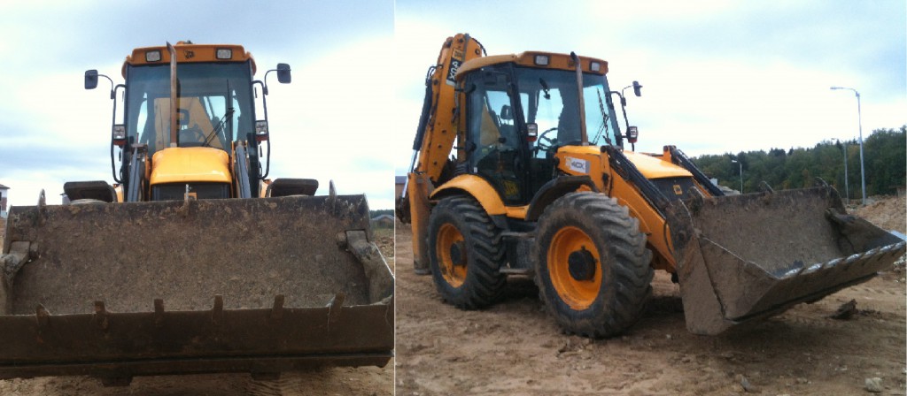 Экскаватор- погрузчик JCB 4CX Super, аренда услуги