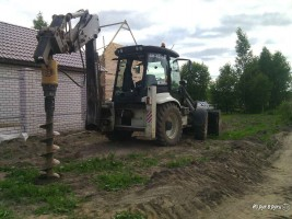 Экскаватор погрузчик услуги