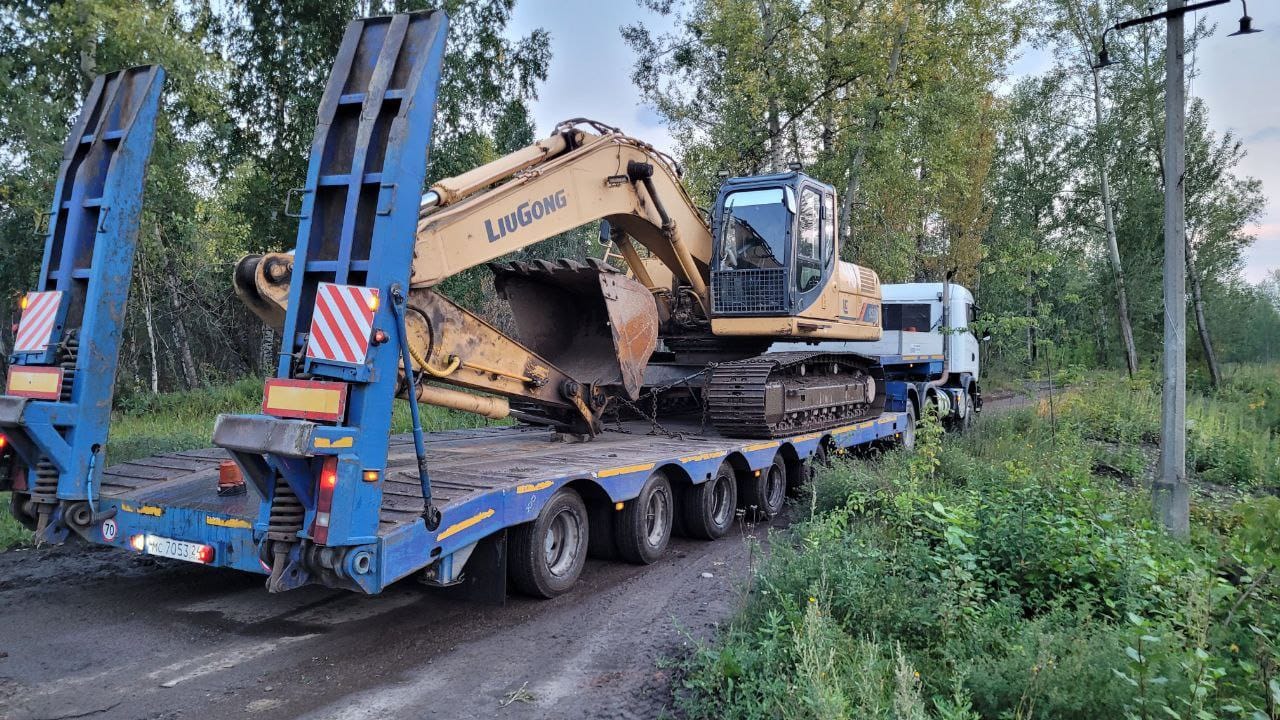 Экскаватор в аренду, гидромолот Красноярск