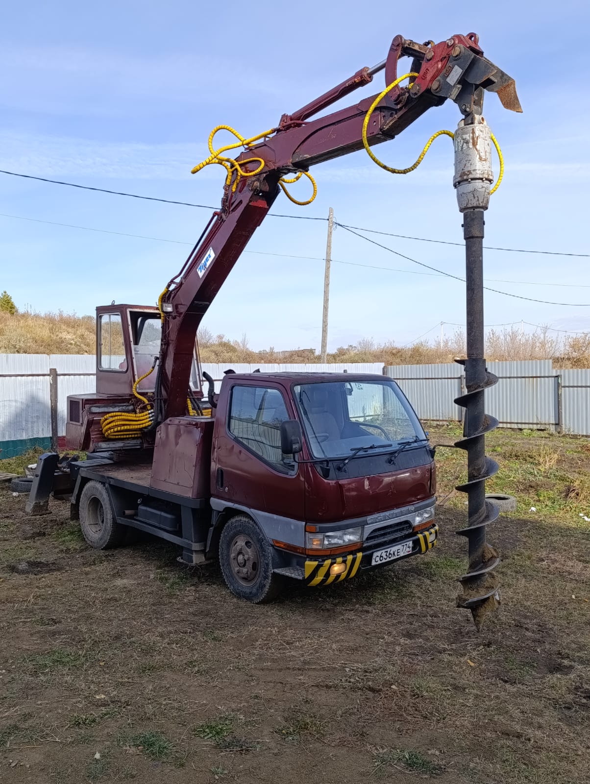Экскаватор ямобур аренда