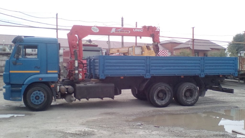 Грузоперевозки Камаз 6586-01с КМУ
