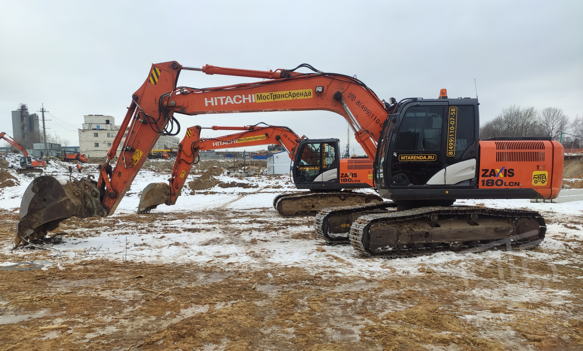 Гусеничный экскаватор Hitachi 200, аренда