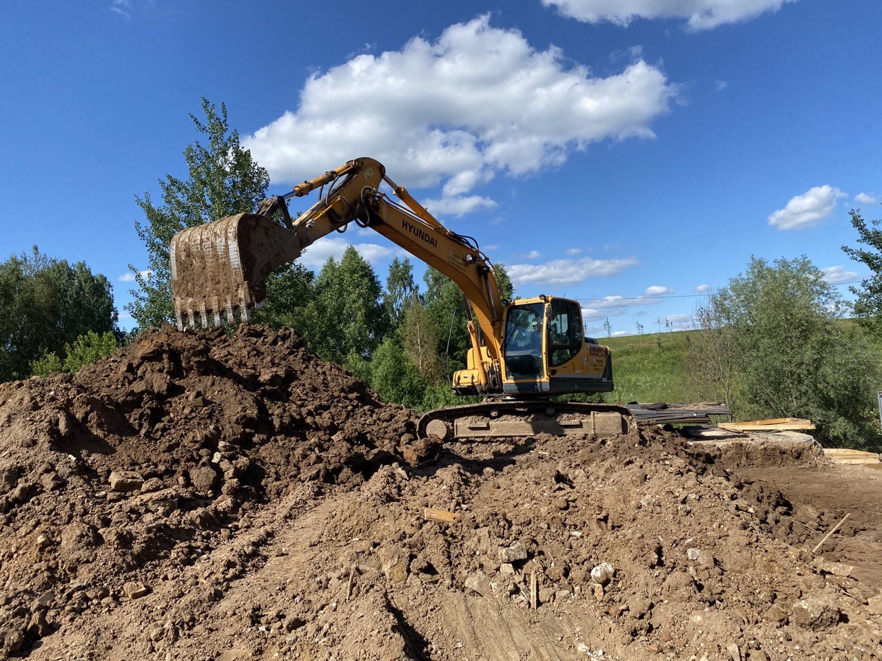 Гусеничный Полноповоротный Экскаватор Doosan