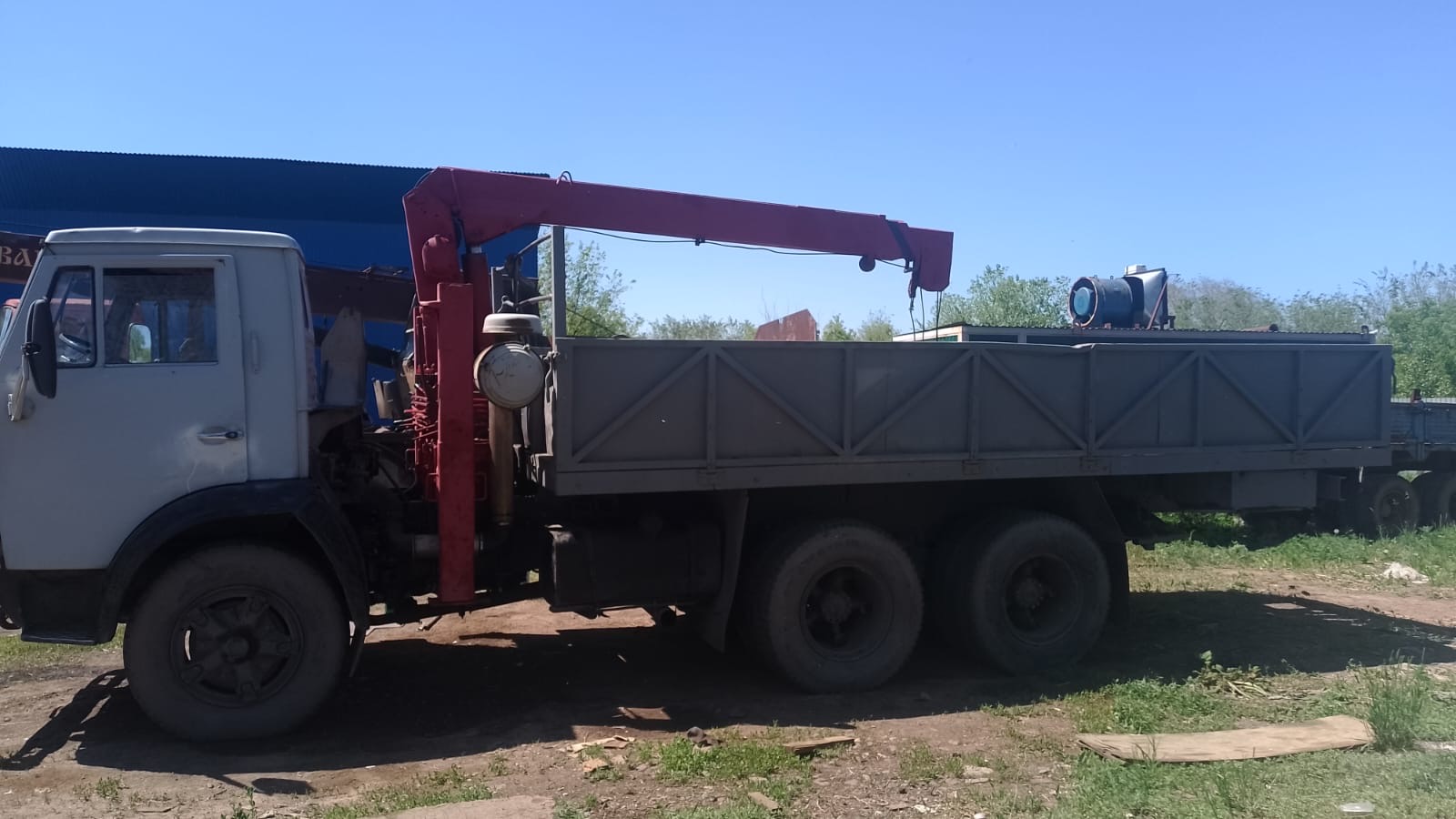 Камаз 5320 с КМУ. Перевозка, погрузка, разгрузка