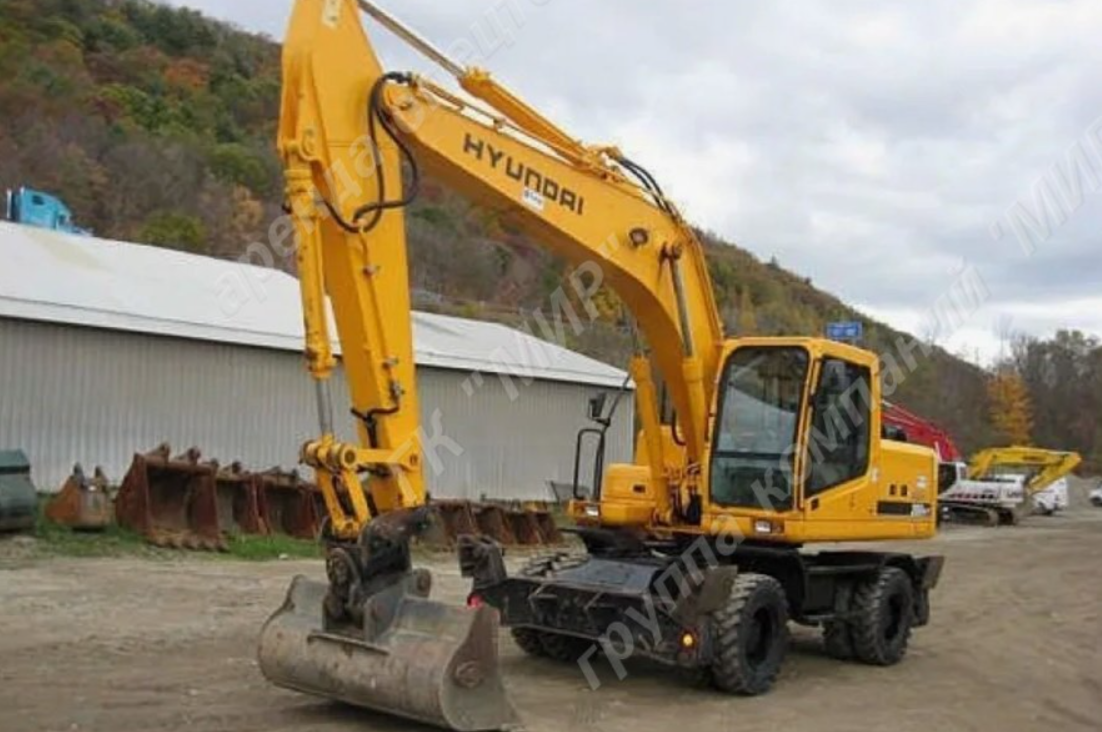 Колесный экскаватор HYUNDAI R200W-7