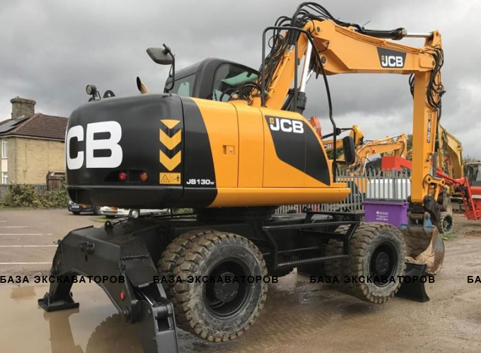 Колесный экскаватор JCB JS 130W в аренду