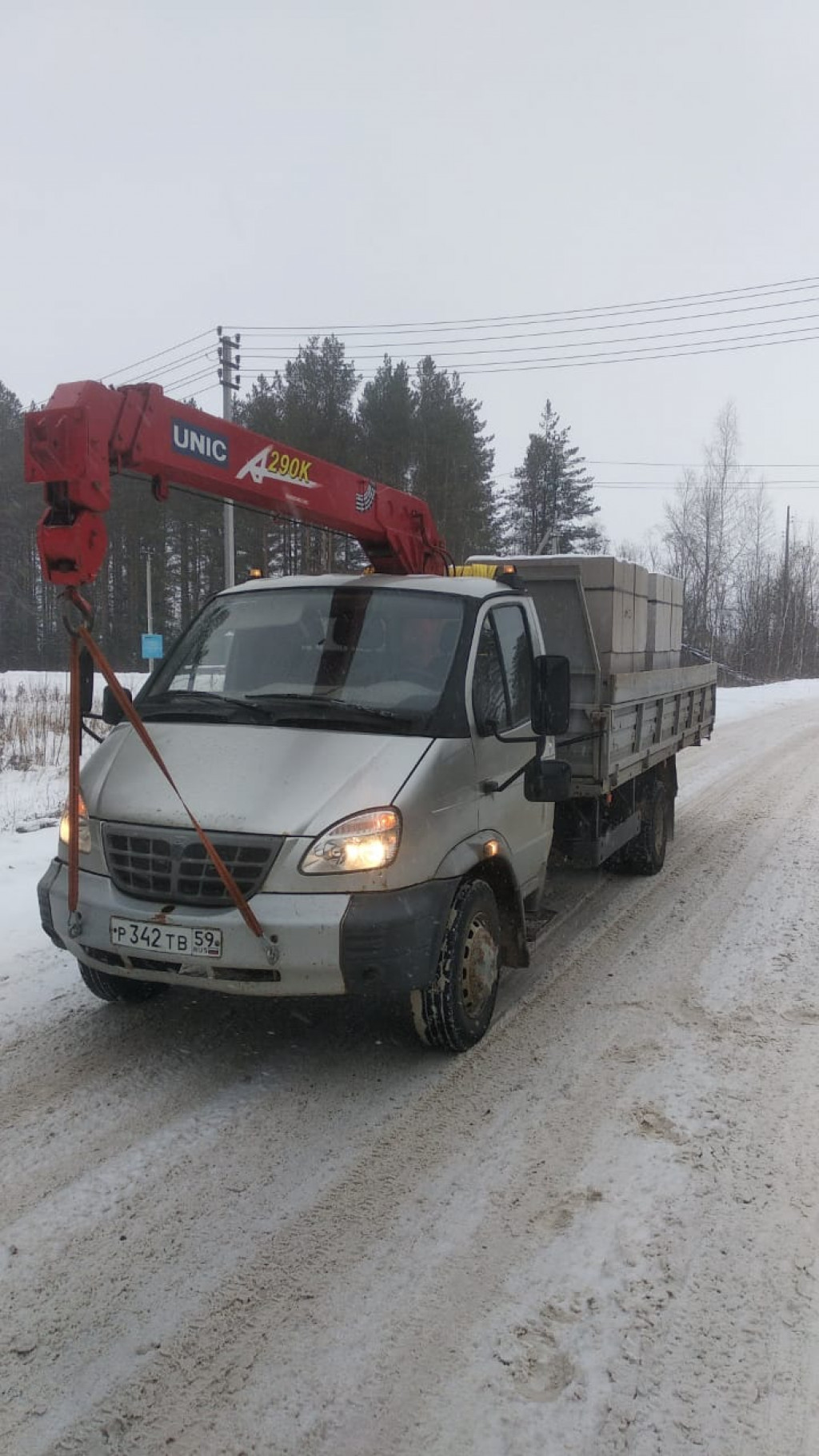 Кран борт. Манипулятор с люлькой автовышки