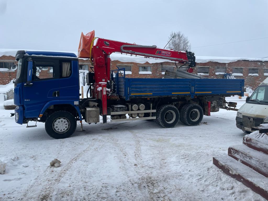 Крановый манипулятор на базе Shacman X3000