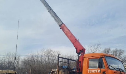 Манипулятор борт 12 тонн, кму 3 тонн