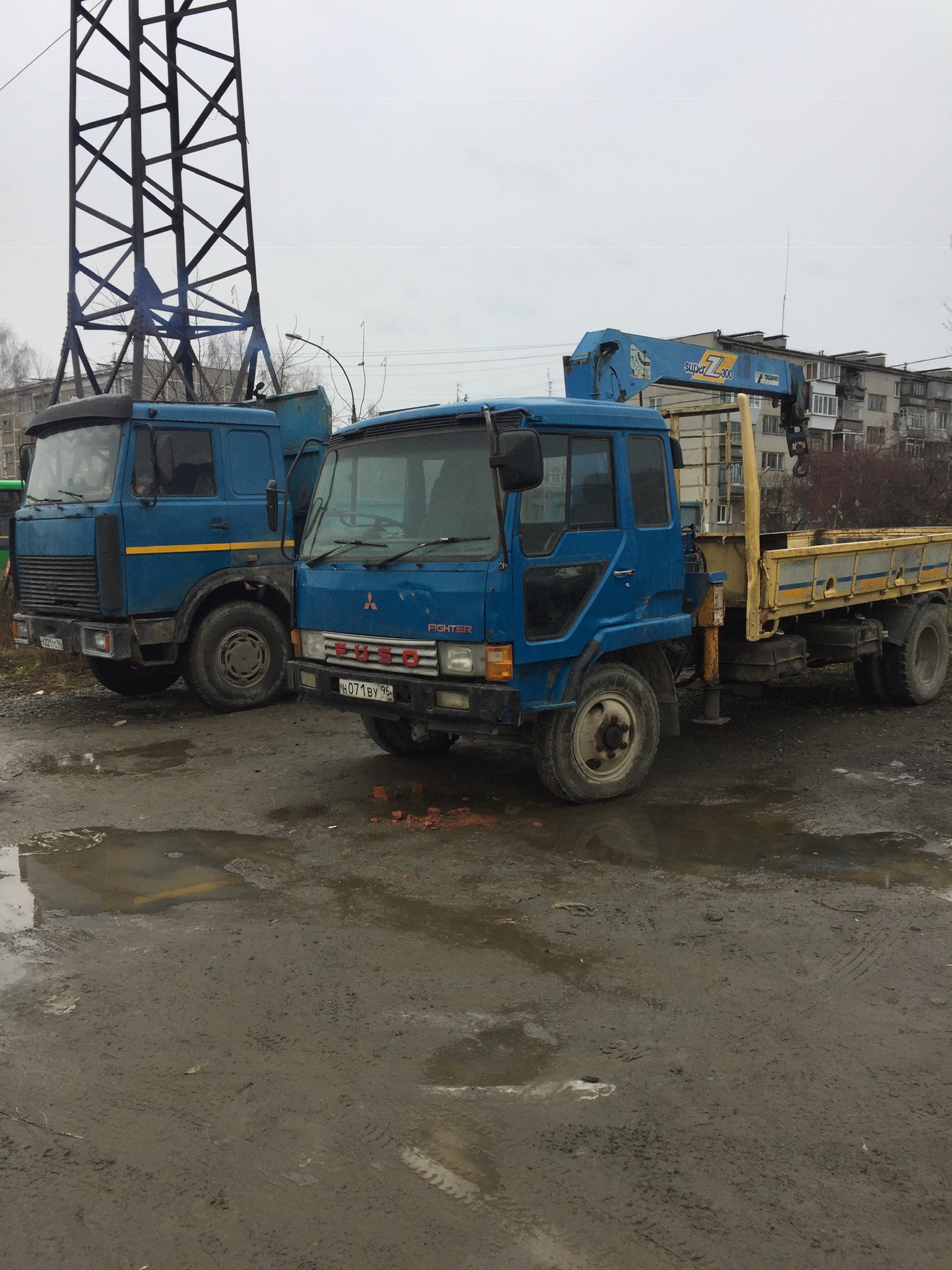 Манипулятор борт 5 тон стрела 3 тоны