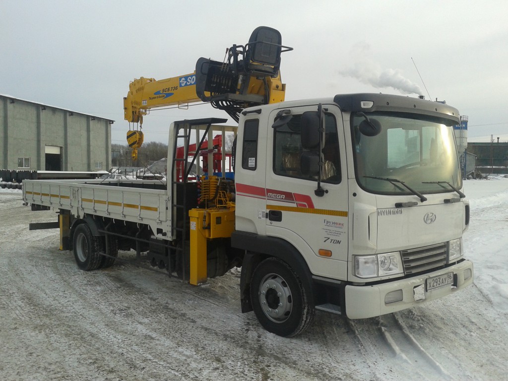Манипулятор Hyundai Mega Truck