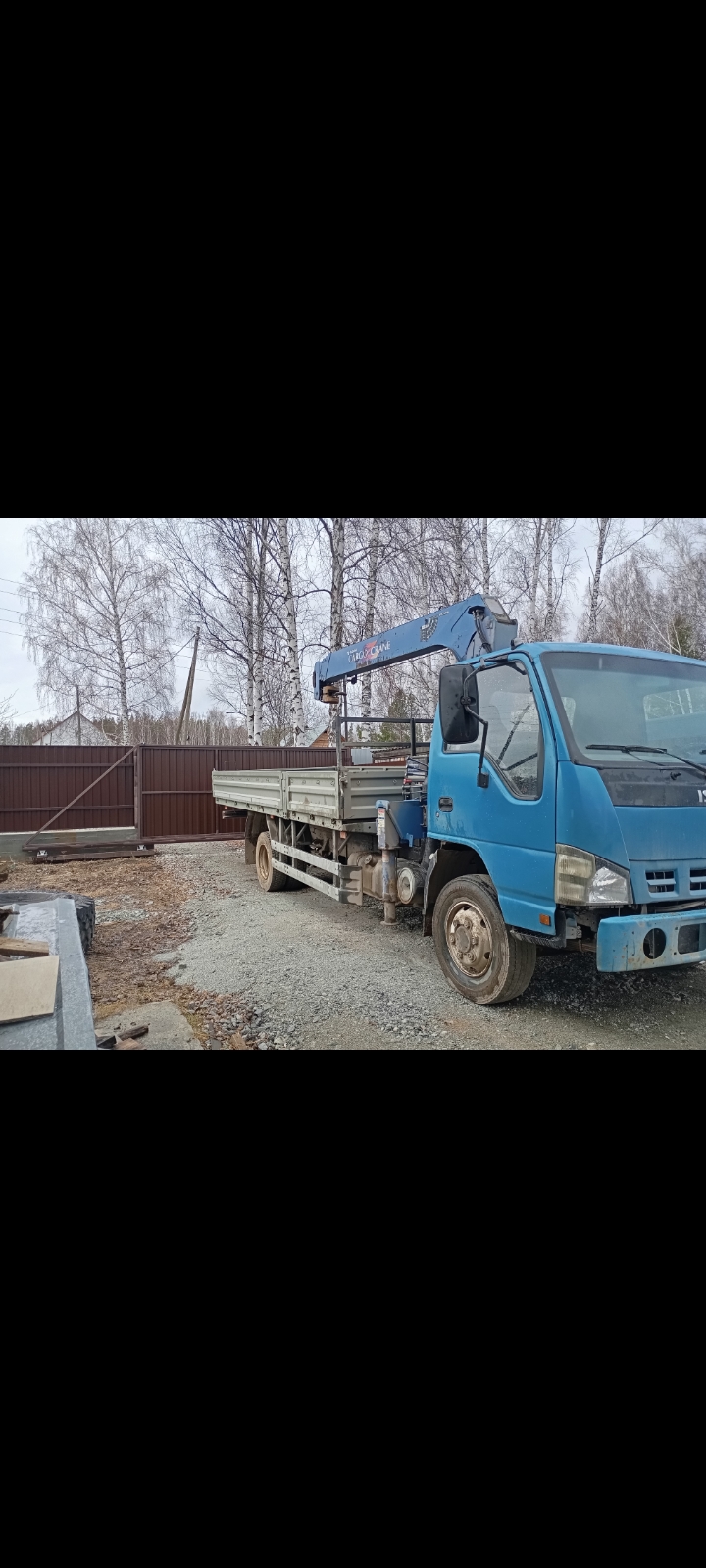 Манипулятор Исудзу с тадано борт 4 тонны